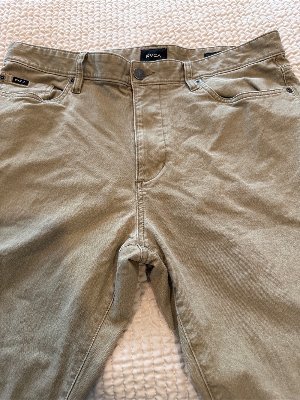 RVCA Men's Olive Green Pants